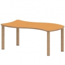 Tisch ZALOTTI mit Linoleum-Belag