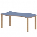 Tisch ZALOTTI mit Linoleum-Belag