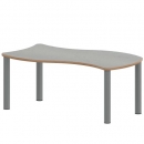 Tisch ZALOTTI mit Linoleum-Belag