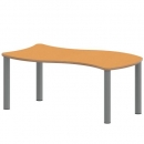 Tisch ZALOTTI mit Linoleum-Belag