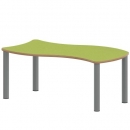 Tisch ZALOTTI mit Linoleum-Belag