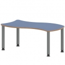 Tisch ZALOTTI mit Linoleum-Belag