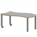 Tisch ZALOTTI mit Linoleum-Belag
