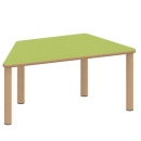 Tisch ZALOTTI mit Linoleum-Belag