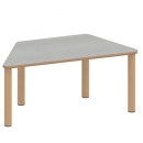 Tisch ZALOTTI mit Linoleum-Belag