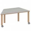 Tisch ZALOTTI mit Linoleum-Belag