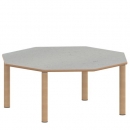 Tisch ZALOTTI mit Linoleum-Belag