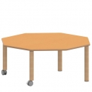 Tisch ZALOTTI mit Linoleum-Belag
