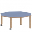 Tisch ZALOTTI mit Linoleum-Belag
