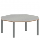 Tisch ZALOTTI mit Linoleum-Belag