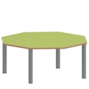 Tisch ZALOTTI mit Linoleum-Belag