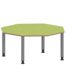 Tisch ZALOTTI mit Linoleum-Belag