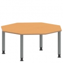 Tisch ZALOTTI mit Linoleum-Belag
