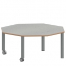 Tisch ZALOTTI mit Linoleum-Belag
