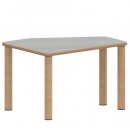 Tisch ZALOTTI mit Linoleum-Belag