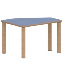 Tisch ZALOTTI mit Linoleum-Belag