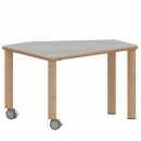 Tisch ZALOTTI mit Linoleum-Belag