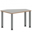 Tisch ZALOTTI mit Linoleum-Belag