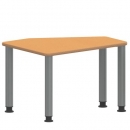 Tisch ZALOTTI mit Linoleum-Belag
