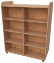 Bücherwagen doppelseitig
