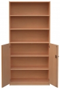 Materialschrank teiloffen, mit 2 T&uuml;ren unten