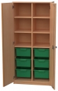 Materialschrank mit 6 hohen Modulboxen