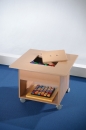Spielmaterialwagen, Deckel abnehmbarem