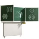 Wandtafel Schultafel aus Premium Stahlemaille, Serie ME, grün