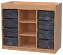 Materialcontainer 3-reihig