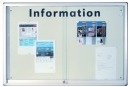 Infovitrine mit Alurahmen