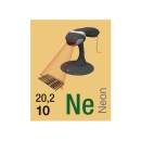 Periodensystem, Bilder-Periodensystem, Wandkarte