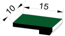 Kippmagnet, 10x15mm, 01-dunkelgrün