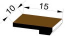 Kippmagnet, 10x15mm, 16-braun