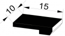 Kippmagnet, 10x15mm, 17-schwarz